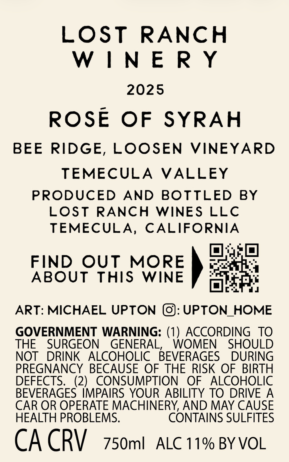 BEE RIDGE ROSÉ - Lost Ranch Winery