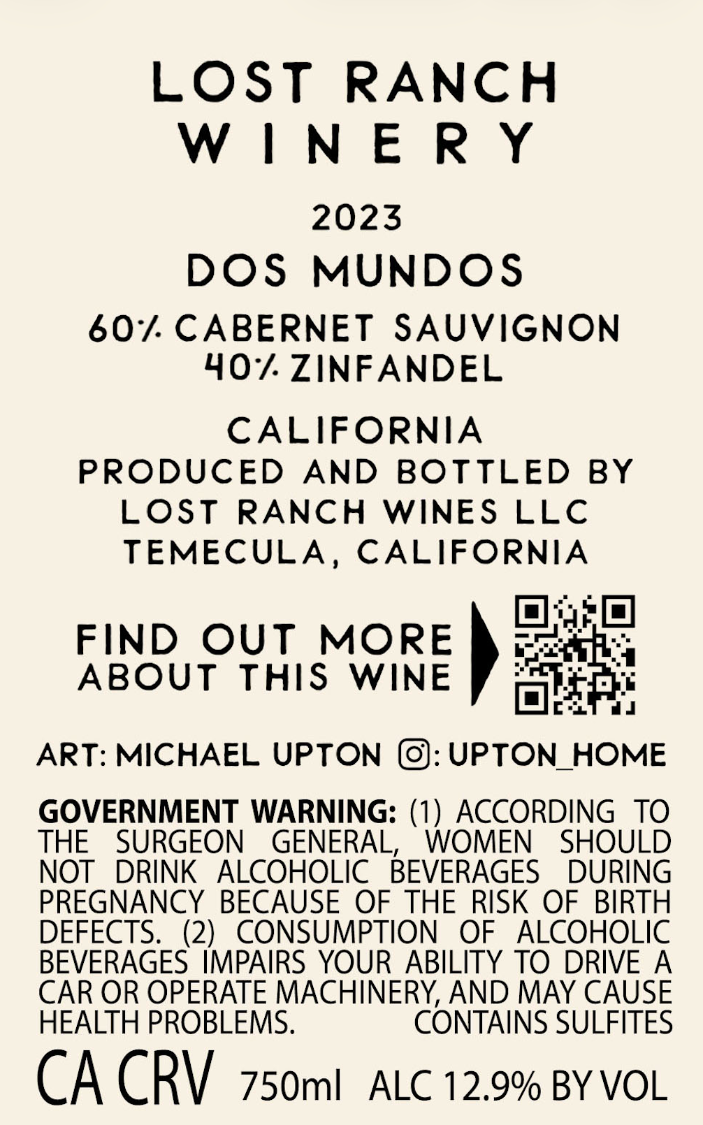 2023 DOS MUNDOS - Lost Ranch Winery